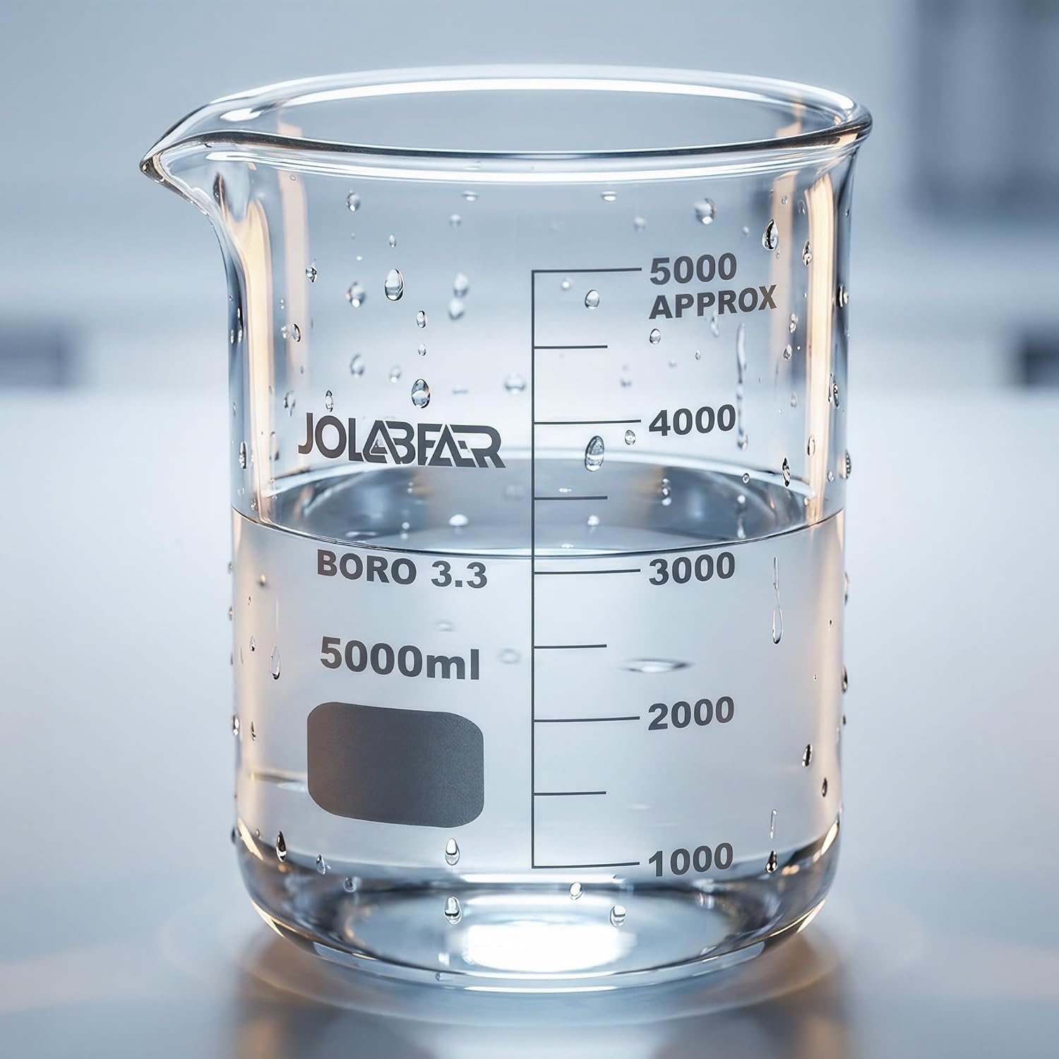 JOLABEAR 5000ml Glass Beaker, 3.3 Borosilicate Laboratory Beaker - Image 7