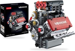 Motorized V8 Engine Model Kit that ...
