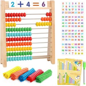 Wooden Abacus for Kids Math Game fo...