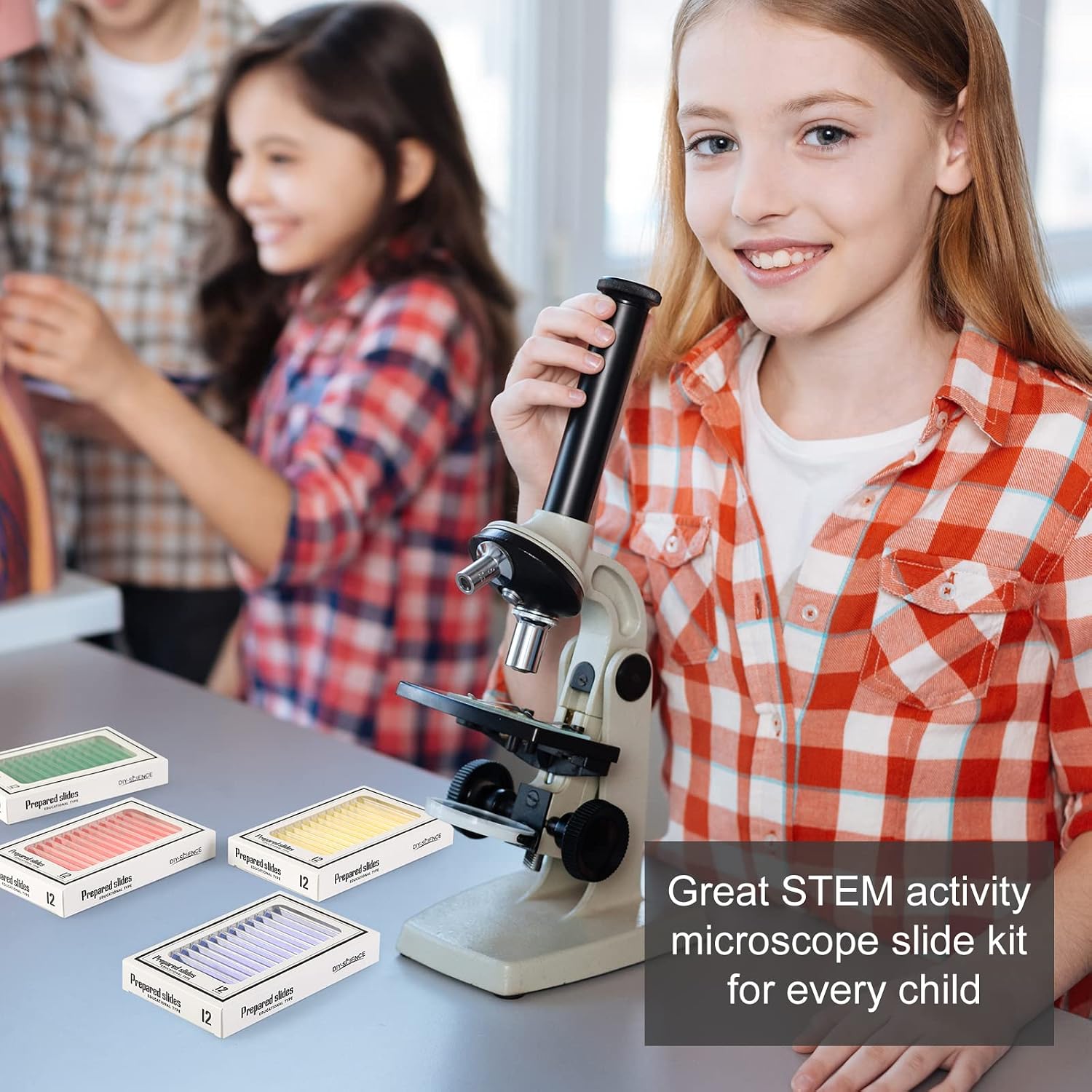 48 Prepared Microscope Slides Set of Animals Insects Plants Flowers, Biological Learning Resource Specimens for Kids Beginner Classroom Basic Science Education - Image 8