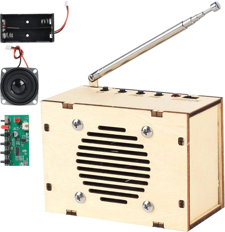 STEM Toys DIY FM Radio Kit, Science Circuit Project, Boy Gift Toys Age 8-13