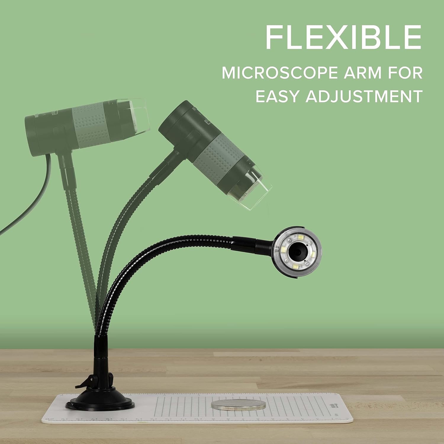 Plugable USB Digital Microscope 250x, 2MP Micro Camera with Flexible Arm Stand - Handheld USB & USB-C Microscope, Windows, Mac, ChromeOS, Linux, Android, iPad Compatible - Image 5