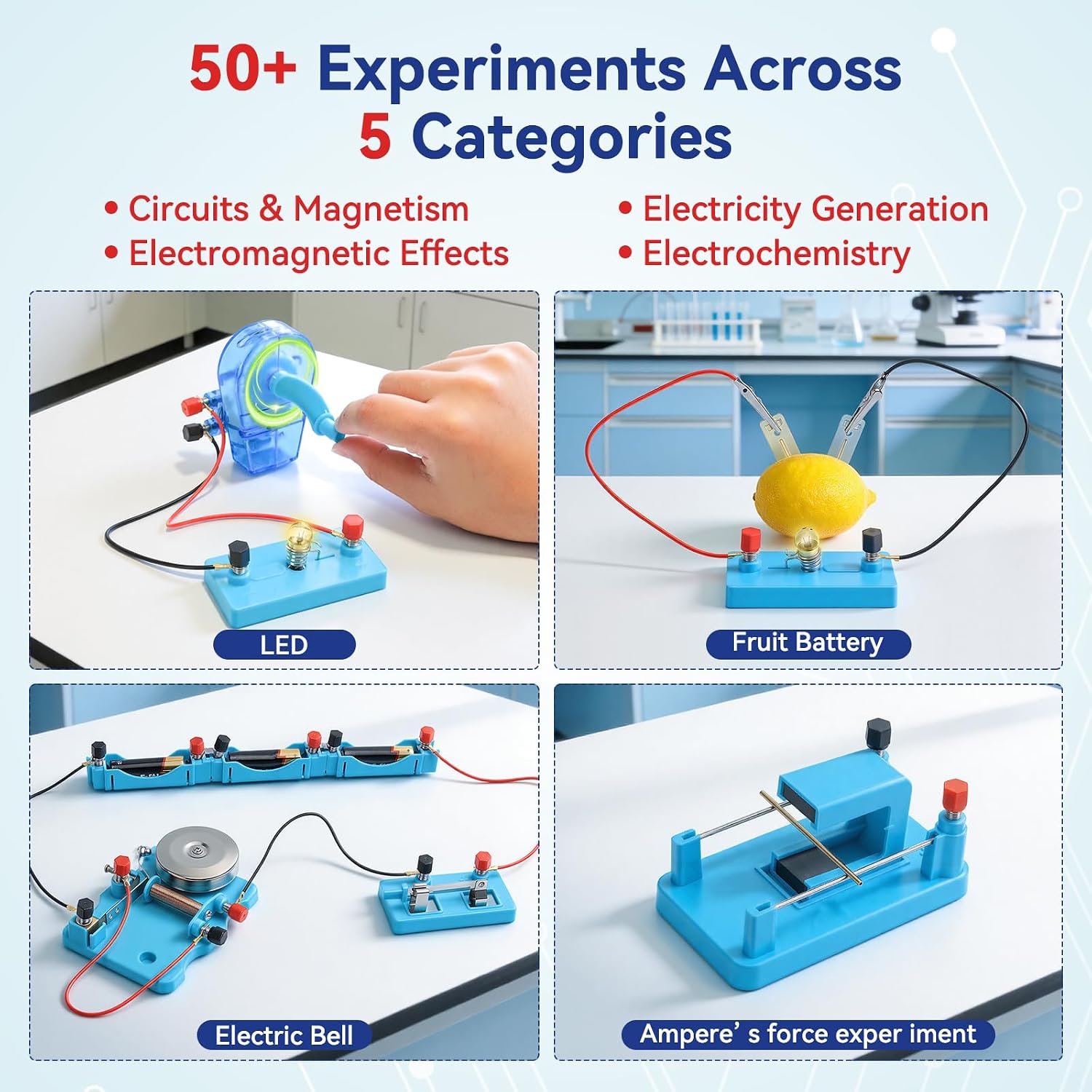 79PCS Magnet Science Kit for Kids Ages 8-16, Ultimate Physics Lab - Image 3