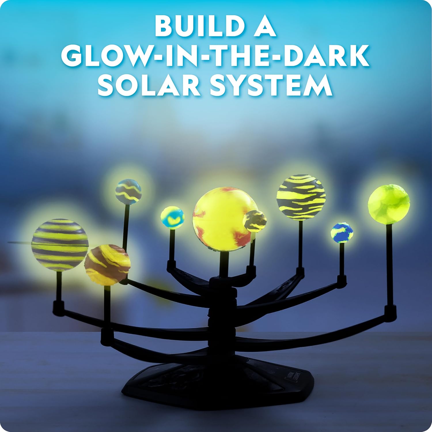 National Geographic Glow in the Dark Solar System Model for Kids Ages 8-12 - Image 2