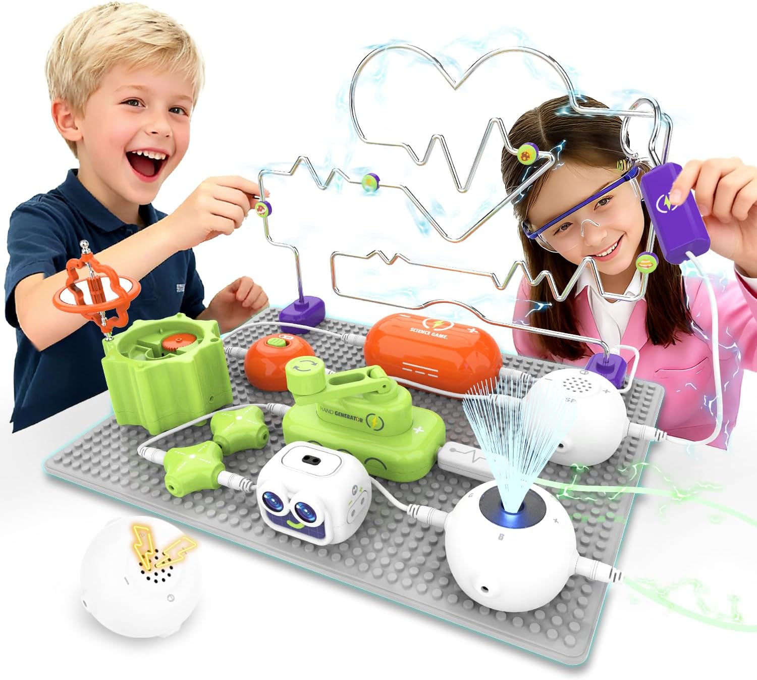 SMILESSKIDDO Science Kits, Electronics STEM Toys, 300+ Projects 16 Parts