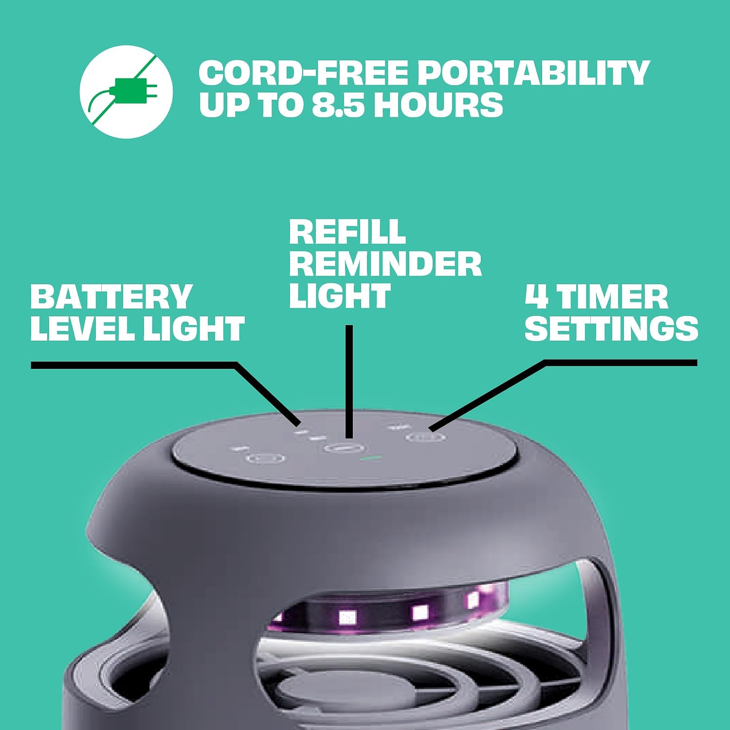 STEM Flying Insect Fan Trap for Indoor Bug Control, Attracts Mosquitoes, Fruit Flies, and House Flies, Plug-in Fan with UV Light, Starter Kit Includes 1 Device and 10 Glue Traps - Image 6
