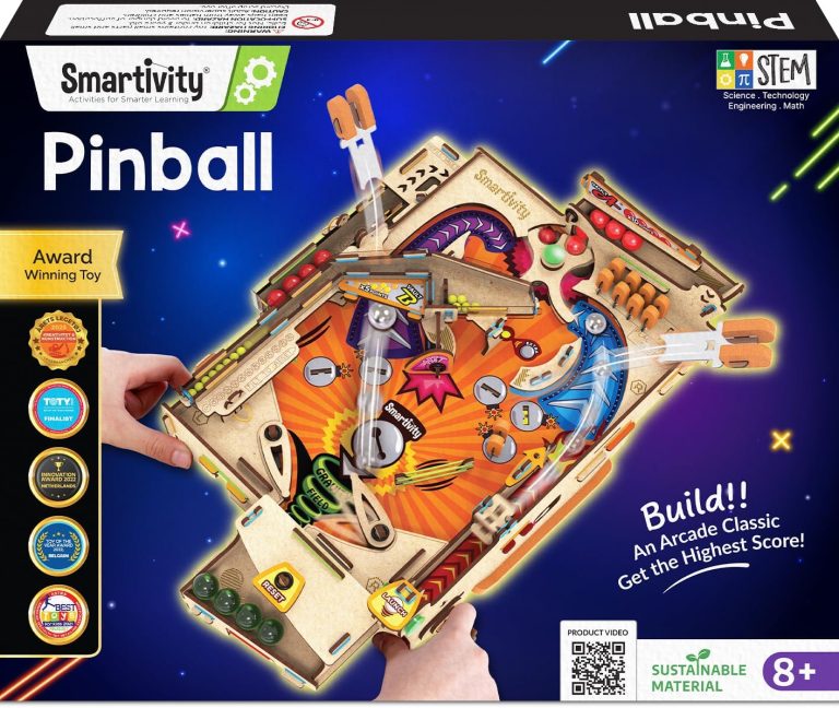 Smartivity DIY Pinball Machine I Global Award Winning Game Ages 8-99 Years