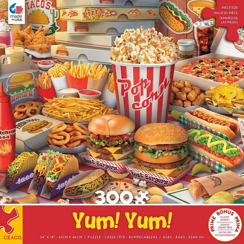 Ceaco - Yum Yum - 300 Large Piece Jigsaw Puzzle for Adults - Image 3