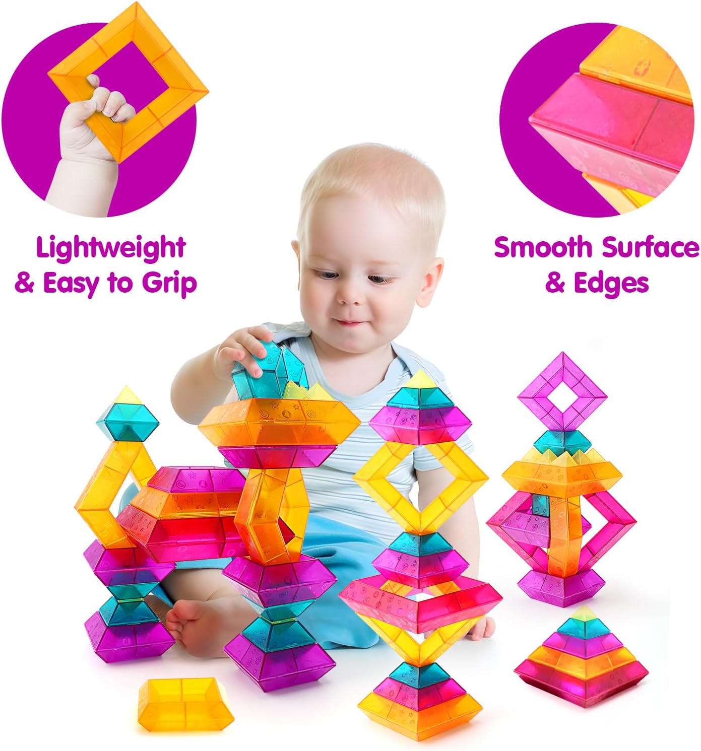 30-Piece STEM Building Blocks Set - Educational Stacking Toys for Kids - Image 6