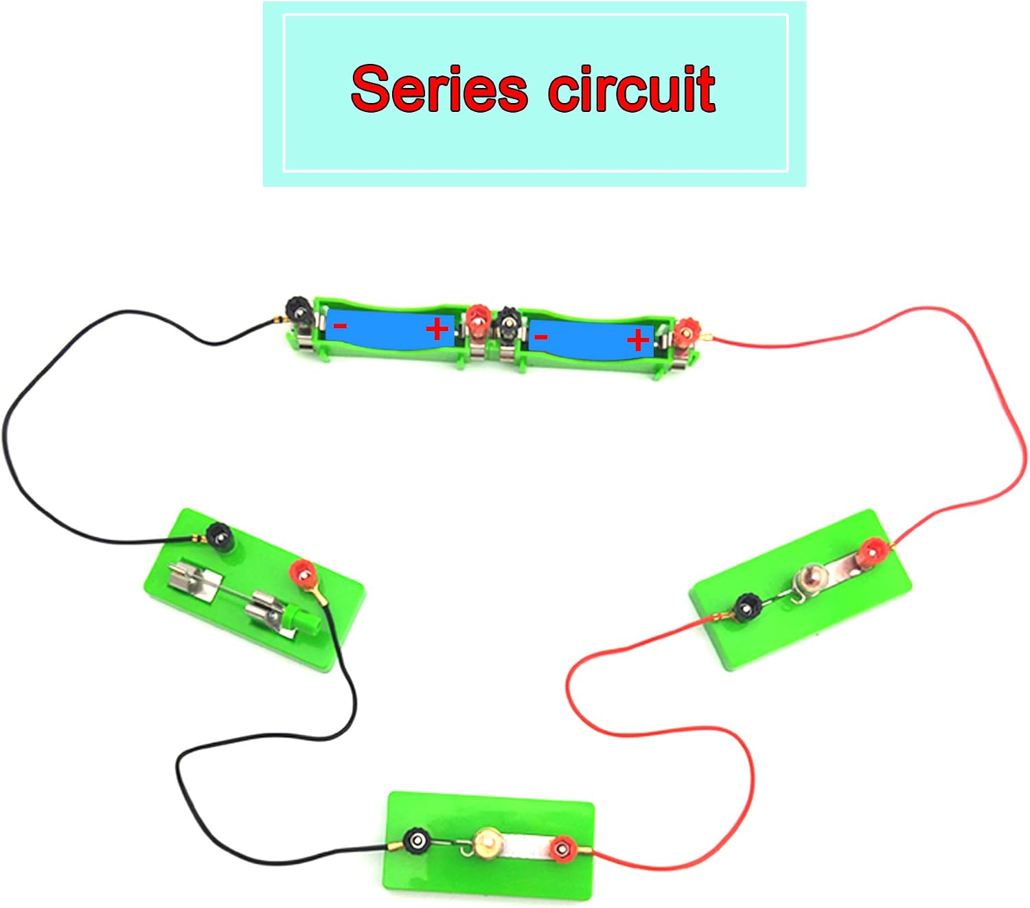 EUDAX Physics Science Lab Learning Circuit kit,Electricity Experiment Set,Building Circuits for Student Junior Senior High School Students (Basic kit) - Image 5