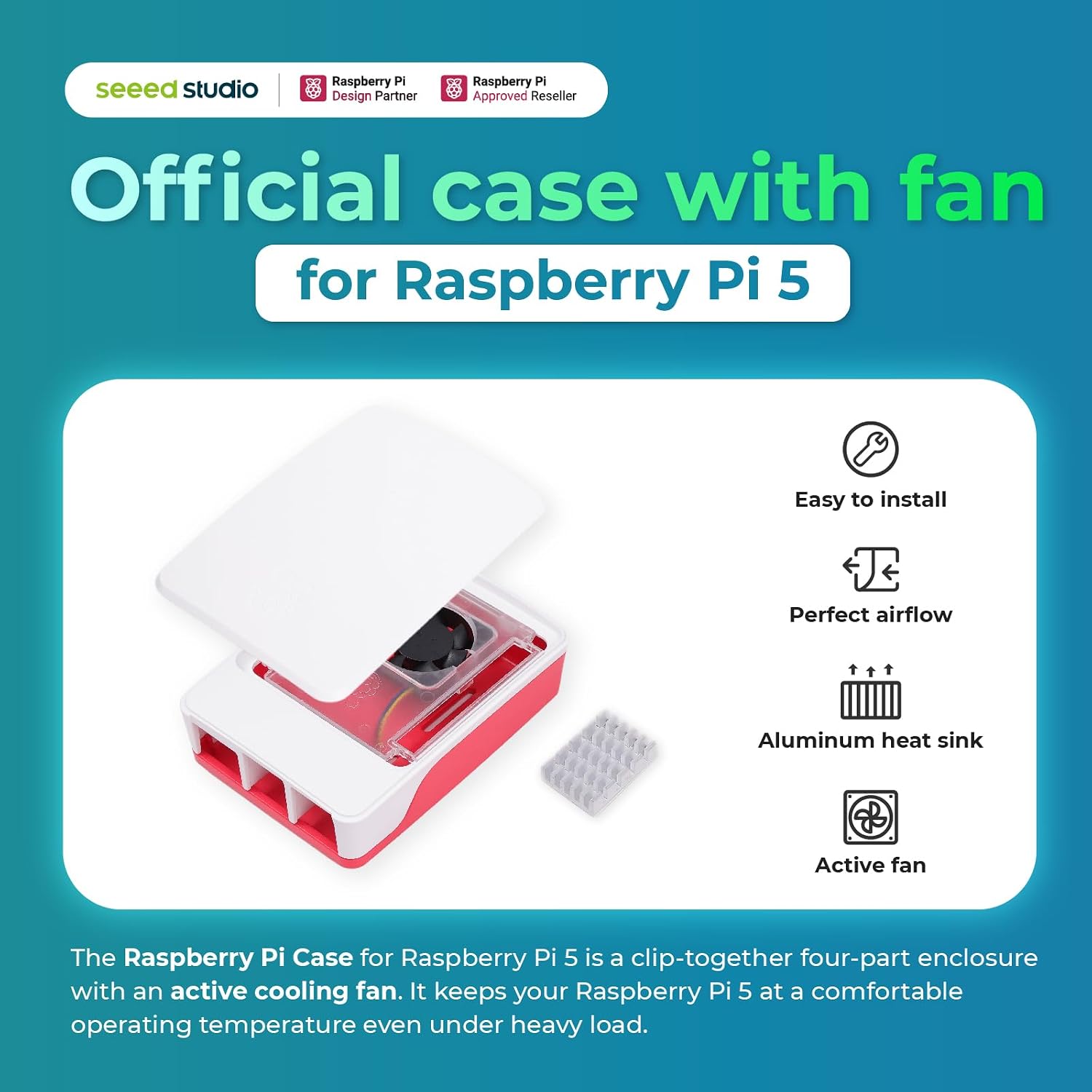 Raspberry Pi 5 Essentials Starter Kit PRO (128GB Edition) (8GB RAM) Micro SD Card Pre-Loaded 64-bit OS, Type-C Power Supply, Active Cooling Case for Edge AI, Docker & Pro Workstation - Image 6
