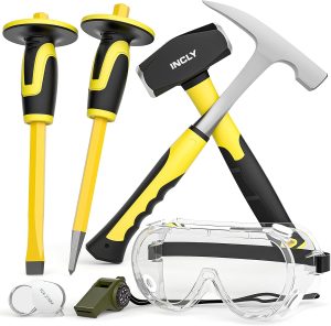 INCLY 7PCS Geology Rock Pick Equipm...