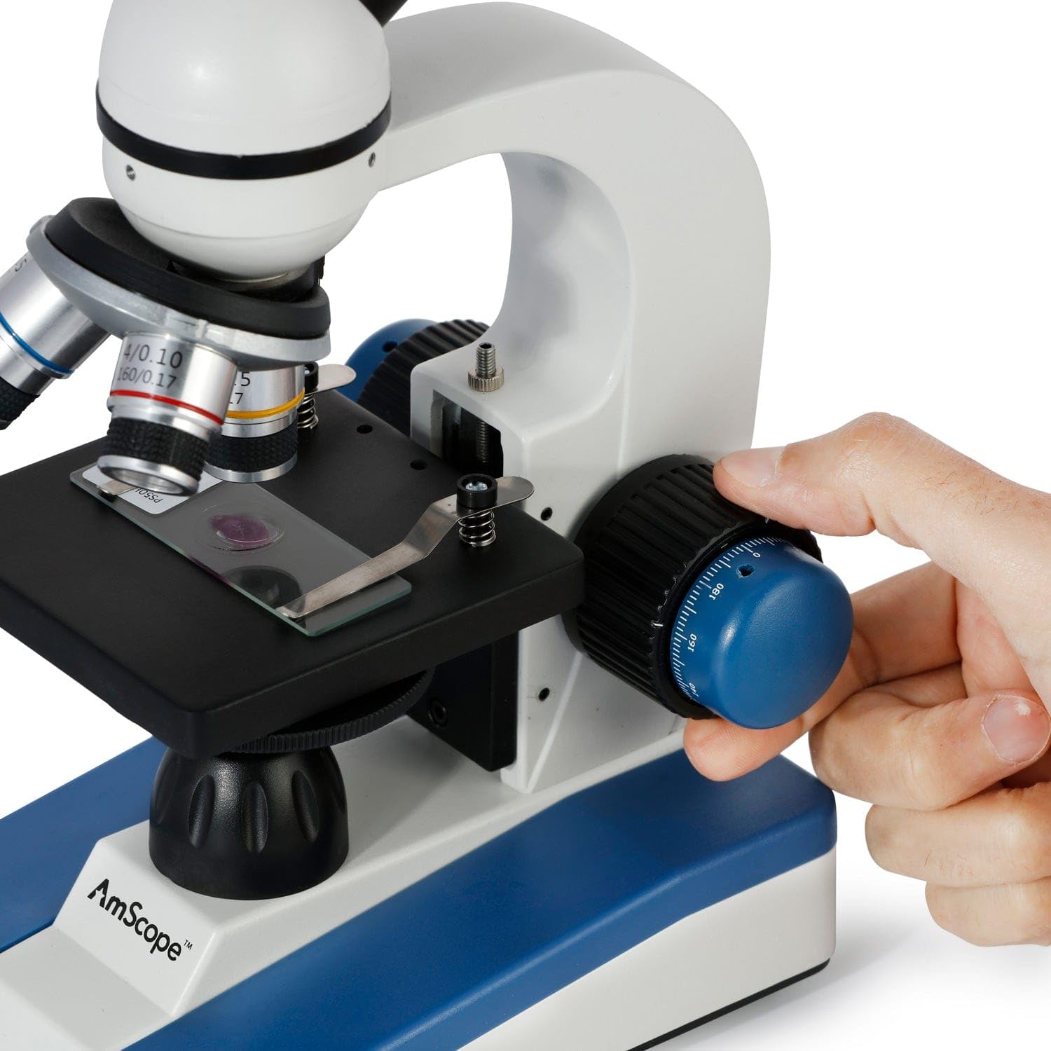 AmScope M150C1000X All-Metal Optical Glass Lenses Cordless LED - Image 2