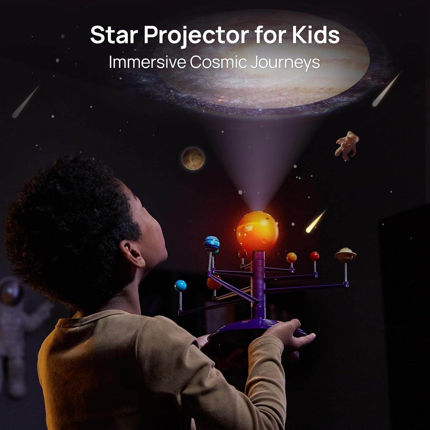 Science Can Solar System for Kids, Talking Astronomy Solar System Model Kit - Image 2