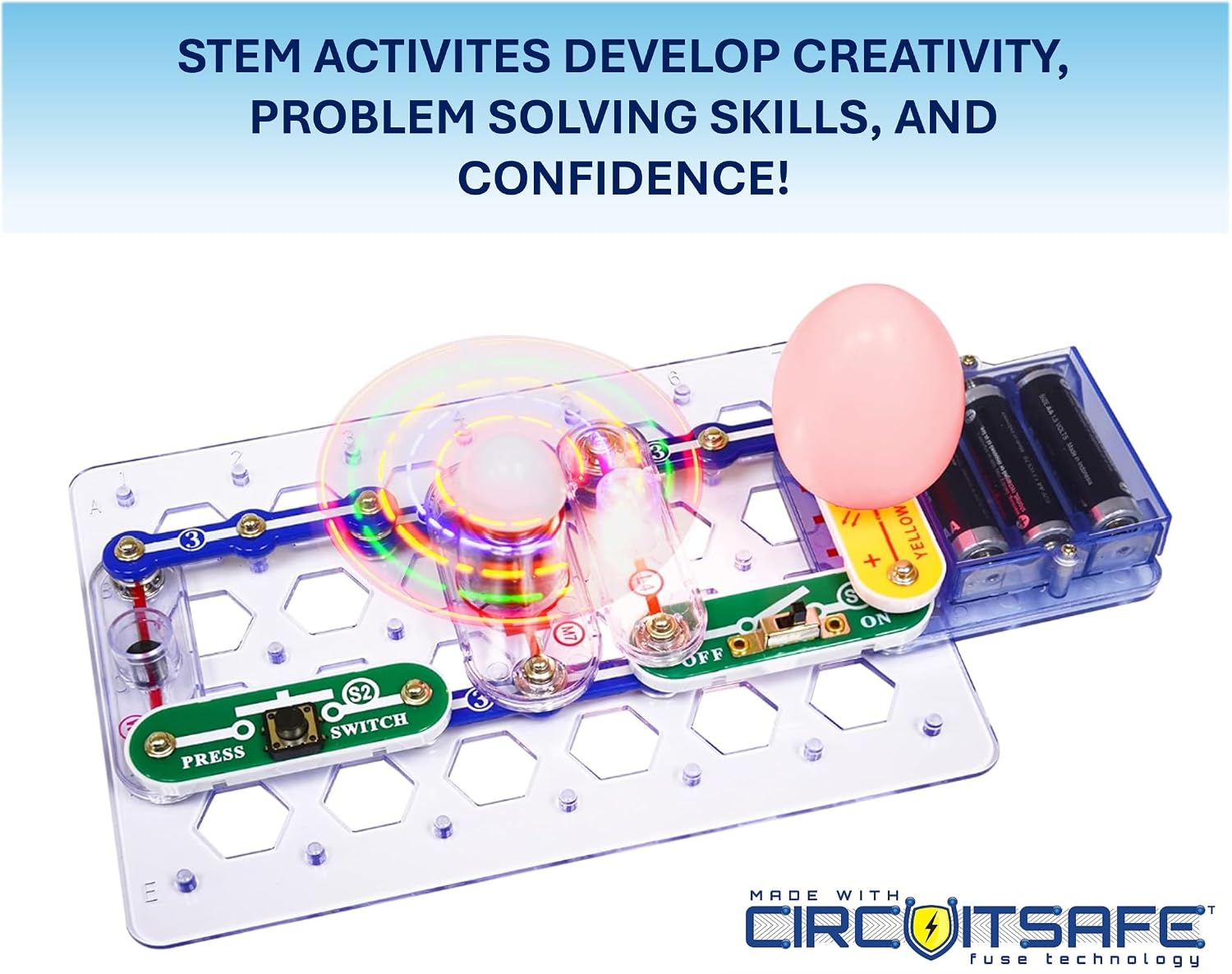 SNAP CIRCUITS Beginner SCB-20 STEM Electronics Toy for Kids Ages 5-9 - Image 3