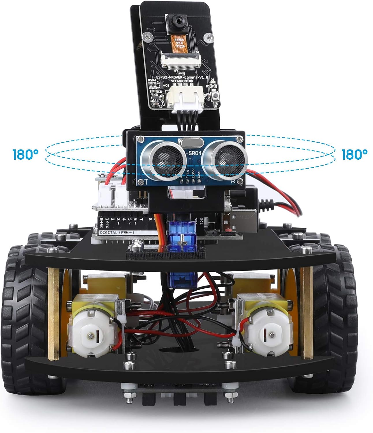 ELEGOO UNO R3 Smart Robot Car Kit V4 with Camera, Compatible with Arduino - Image 8
