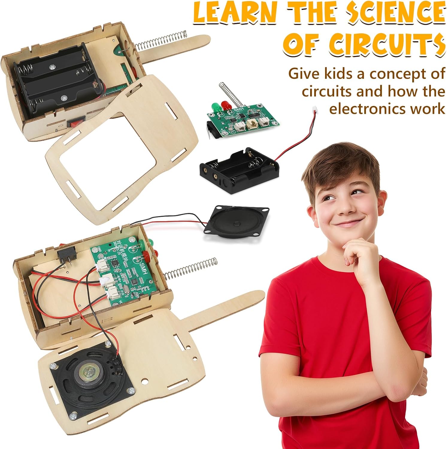 Stem Projects Walkie Talkies Toys for Boys Age 8-12 12-14 Science Kit - Image 6
