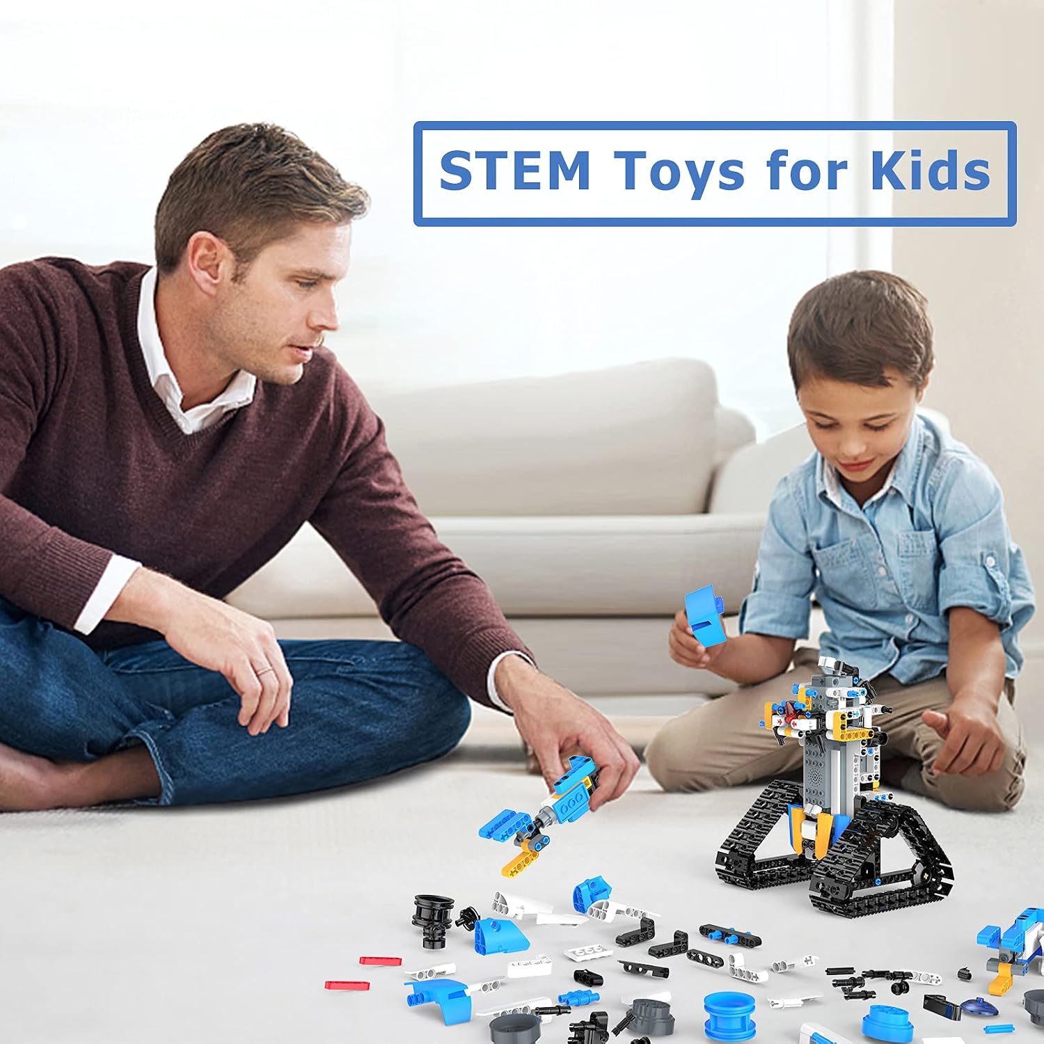 Robot Toys for 8-16 Year Old Boys Girls Kids with APP or Remote Control Science Programmable Building Block Kit, STEM Projects Educational Birthday Gifts - Image 6