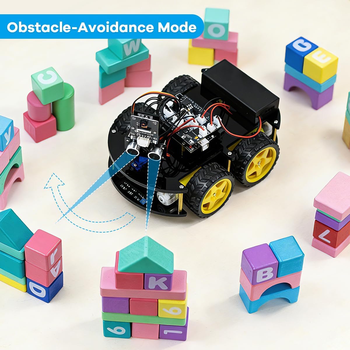 LAFVIN R3 Camera Smart Robot Car Kit for Arduino Robotics with Tutorial - Image 6