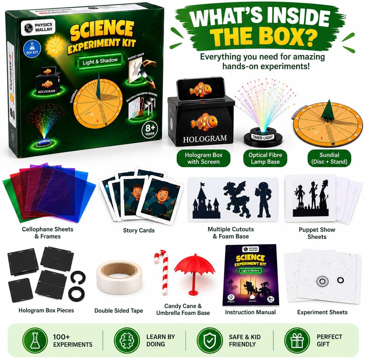 PW Science Experiment Kit for Kids Ages 8–14, 100+ STEM DIY Activities - Image 4