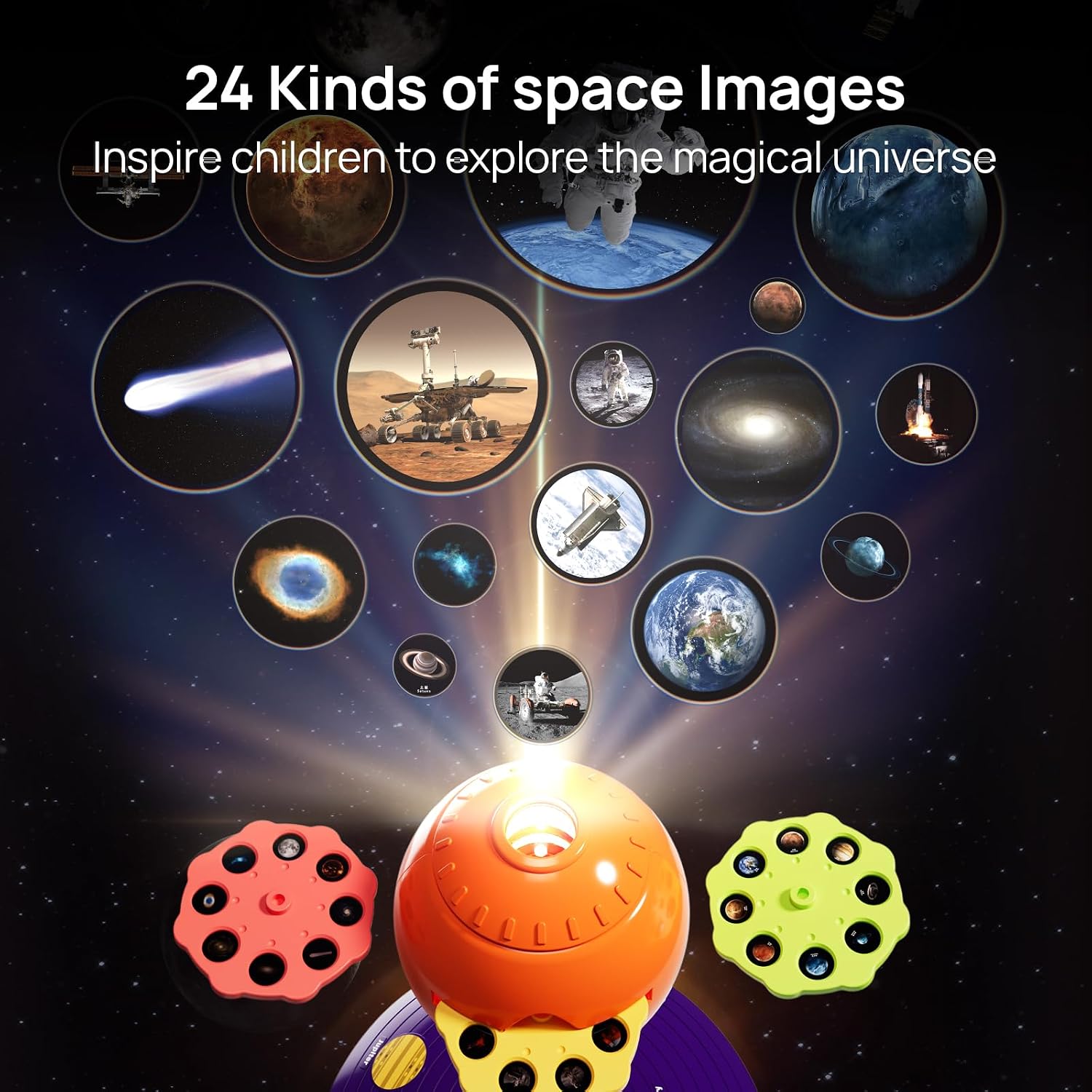 Science Can Solar System for Kids, Talking Astronomy Solar System Model Kit - Image 4