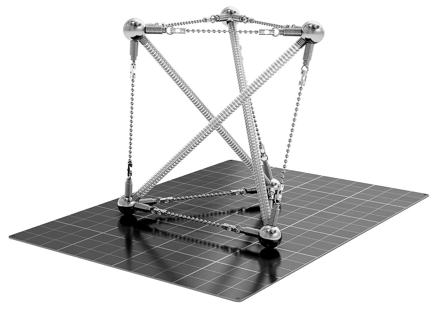 Mola Structural Kit 3 | Magnetic Modular Kit for Engineering and Architecture Education | 205 Pieces + Practical Guide - Image 8