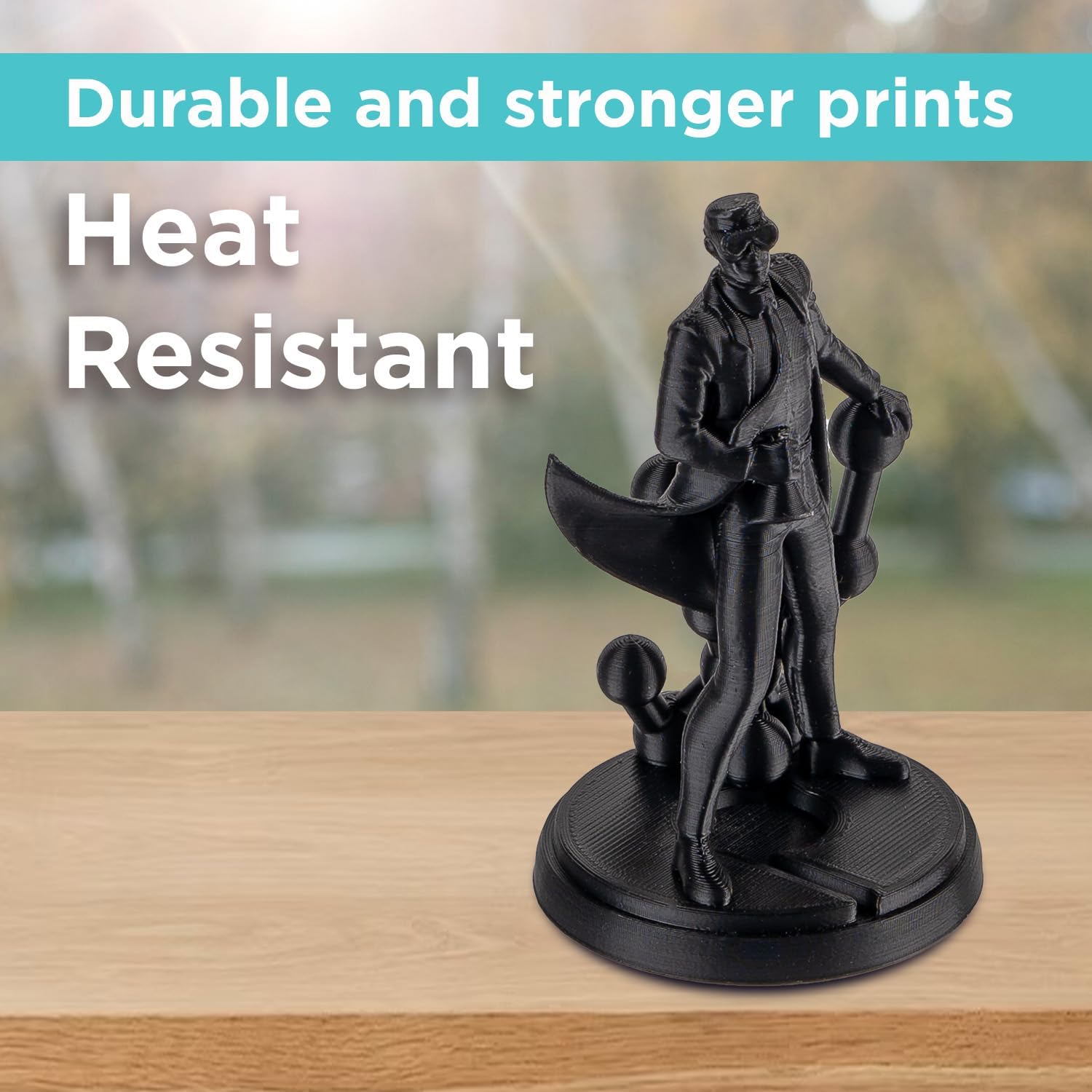 Polymaker ABS Filament Black 1KG 1.75mm, Heat Resistant, Strength - Image 2