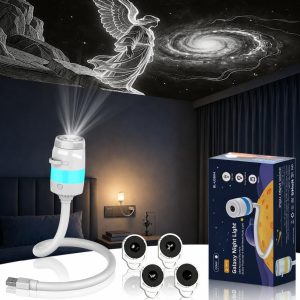 5D Holographic Night Light Projecto...