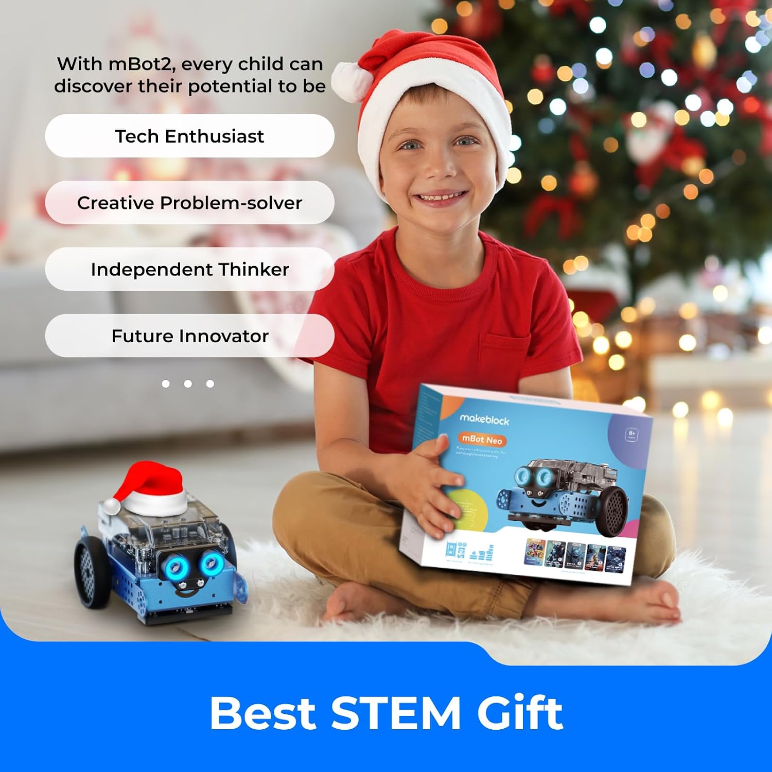 Makeblock mBot2 Coding Robot for Kids, Code Learning Support Scratch & Python Programming, Robotics Kit for Kids Ages 8-14 and up, Building STEM Robot Toys Gifts for Boys Girls - Image 7