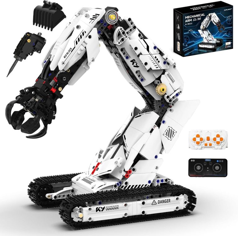 3 in 1 Robot Arm Building Set for Kids Boys Age 8-14 with RC & APP
