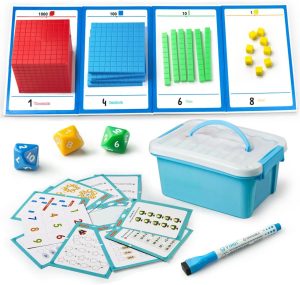 Base Ten Blocks Plastic 147 pcs Pla...
