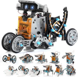 Solar Robot Kit, 14-in-1 STEM Build...