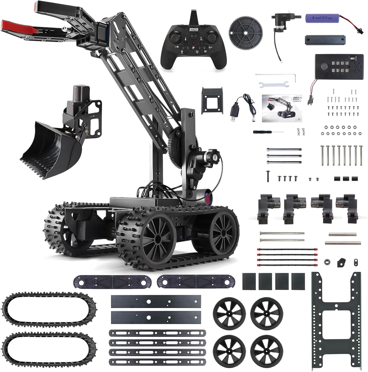 Robotic Arm Kit,STEM Toys Science Kits for Kids Age 8-12,Cool Engineering Building Toys,Educational Projects Set Gifts for 8 9 10 11 12 13 14 Years Old Boys Girls Teens,Birthday Xmas Gifts for Teens