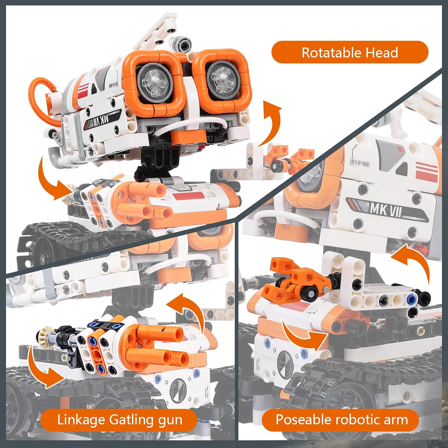Kyanio STEM Robotics Kits for Kids Ages 8-12 8-14 Year Old, 3 in 1 Remote/APP Control & Programming Robot Building Set, Toy Coding Science Projects, Birthday Gift Ideas for 8 9 10 11 12+ Boys & Girls - Image 5
