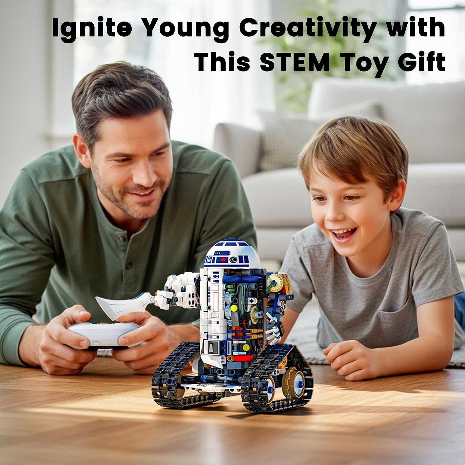 3-in-1 STEM Robot Building Kit, APP & Remote Control Robotics Kit - Image 2