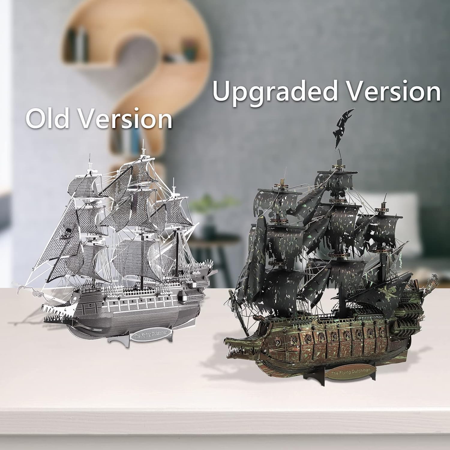 Piececool Metal 3D Puzzles for Adults, Flying Dutchman Pirate Ship Model Kits, 3D Watercraft Model Building Kit, DIY Craft Kits Difficult 3D Puzzles for Family Time, Great Christmas Birthday Gifts - Image 7