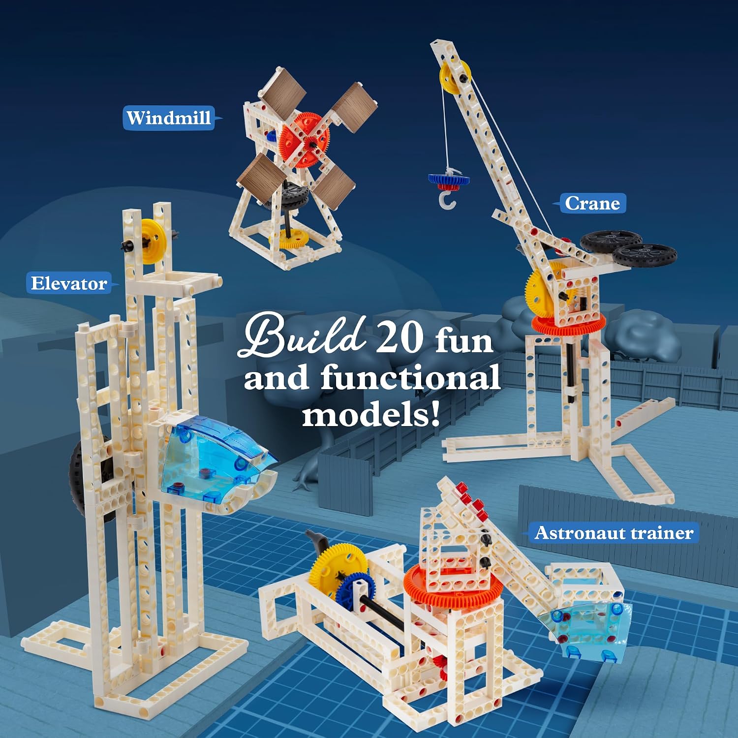 Thames & Kosmos | Mechanical Engineering: Machines & Vehicles STEM Experiment Kit | Build 20 Mechanical Models, Explore Physics of Force & Motion | Hands-on, Introductory Science Learning for Ages 8+ - Image 3