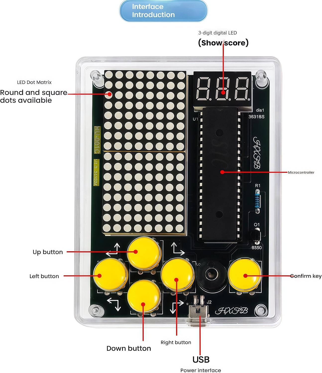 DIY Soldering Project Game Kit Electronic Practice Solder Soldering Kit - Image 6