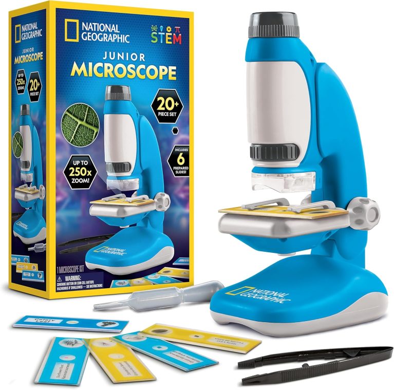 National Geographic Junior Microscope Science Kit with 250x Magnification