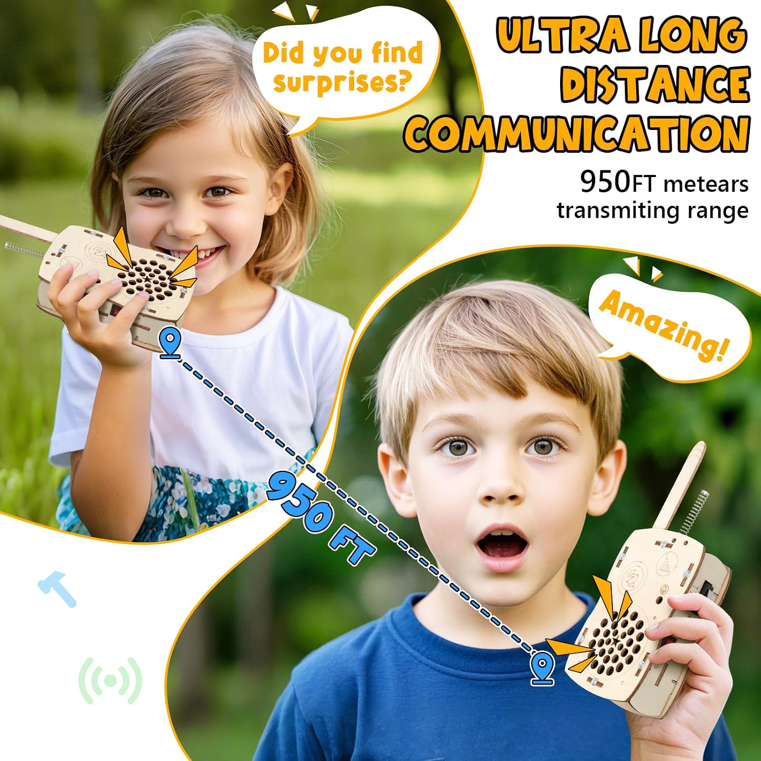 Stem Projects Walkie Talkies Toys for Boys Age 8-12 12-14 Science Kit - Image 3
