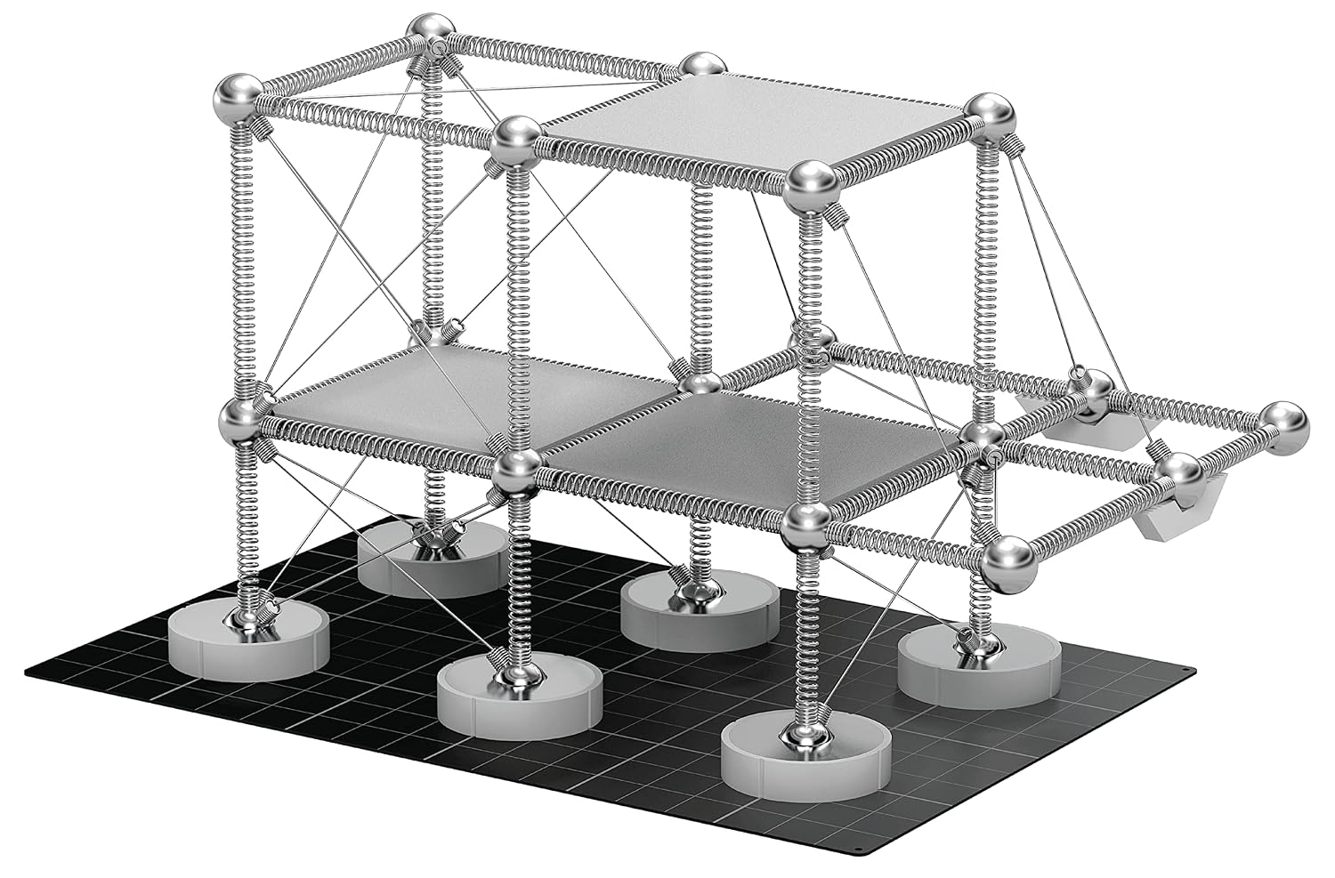 Mola Structural Kit 2 | Magnetic Modular Kit for Engineering and Architecture Education | 145 Pieces + Practical Guide - Image 7