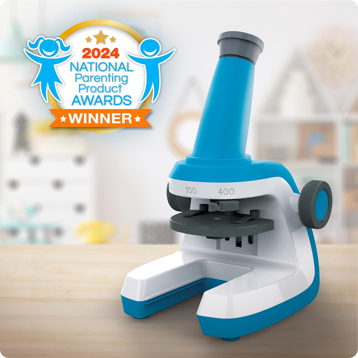 National Geographic Microscope for Kids with Up to 400x Magnification - Image 2