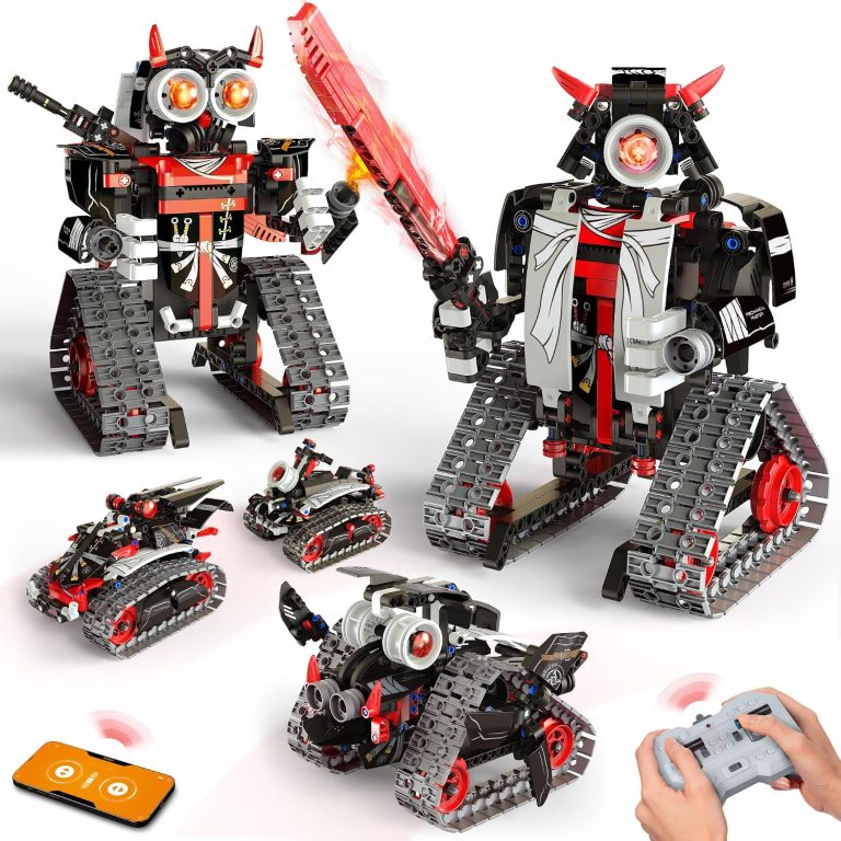 Opmind 5-in-1 STEM RC Robot Building Kit - 443PCS, Gift for Boys Ages 8-13
