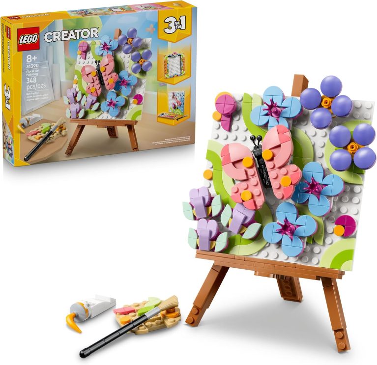 LEGO Creator 3 in 1 Floral Art Decor Painting 31390