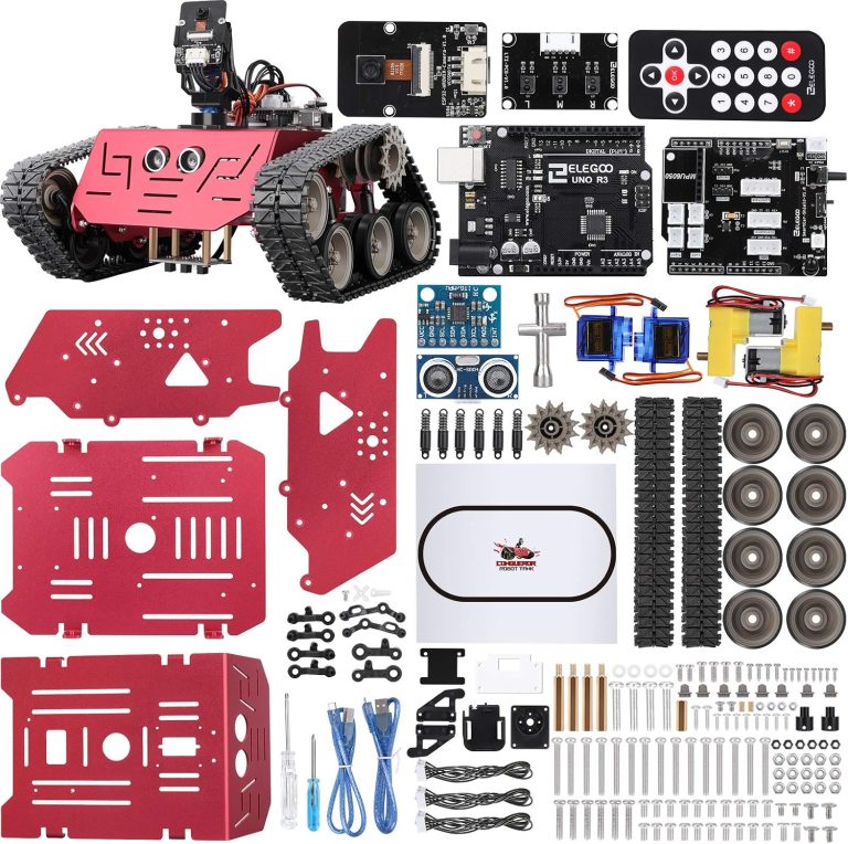 ELEGOO Conqueror Robot Tank Kit with UNO R3, Compatible with Arduino