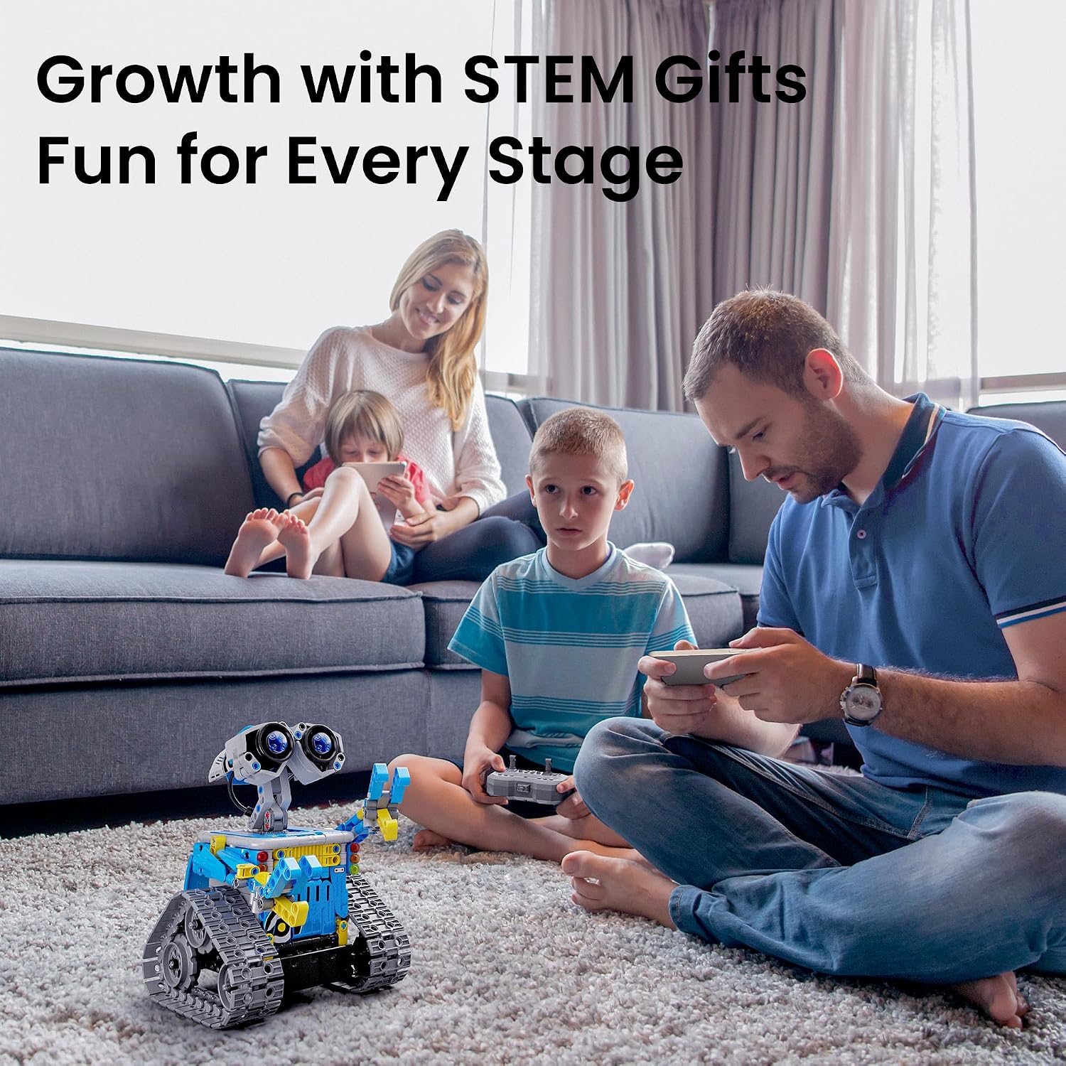 Sillbird Building Robot Kit with Remote Control STEM Gift for Boys Age 8-12 - Image 2