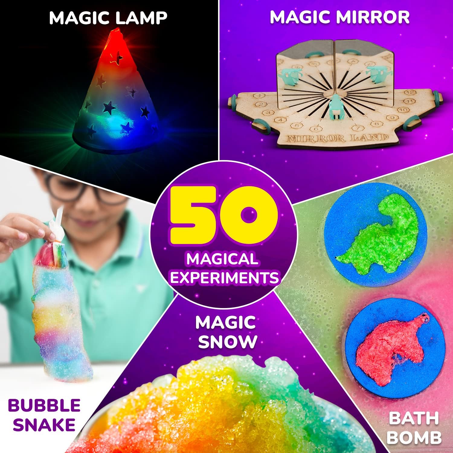 Smartivity Magic Science Kit for Kids Ages 4, 5, 6, 7, 8 Years | 50+ Amazing Science Experiments I Birthday Gifts for Boys & Girls | I Educational Toy for Kids Age 4-8 Years Old - Image 3