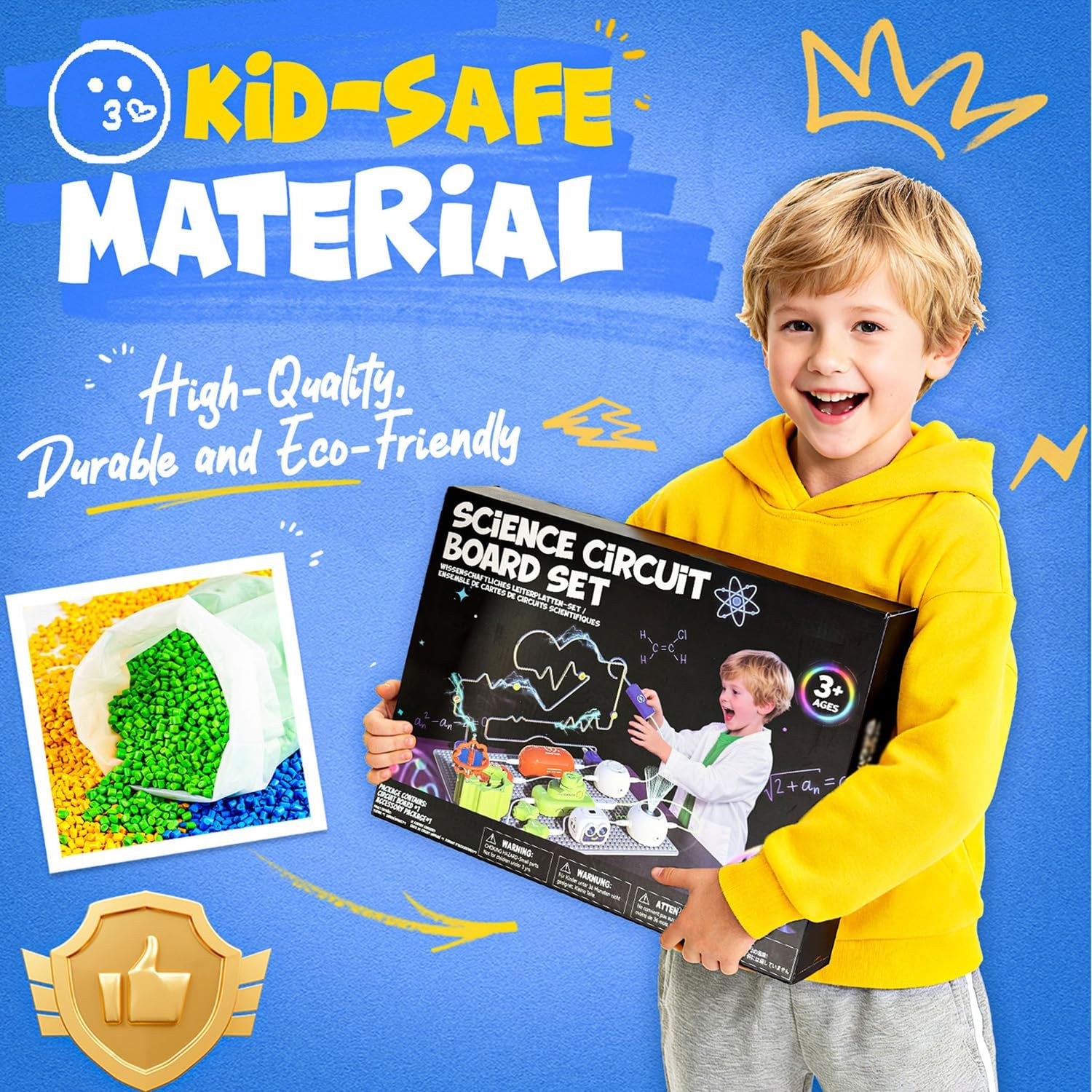 SMILESSKIDDO Science Kits, Electronics STEM Toys, 300+ Projects 16 Parts - Image 8