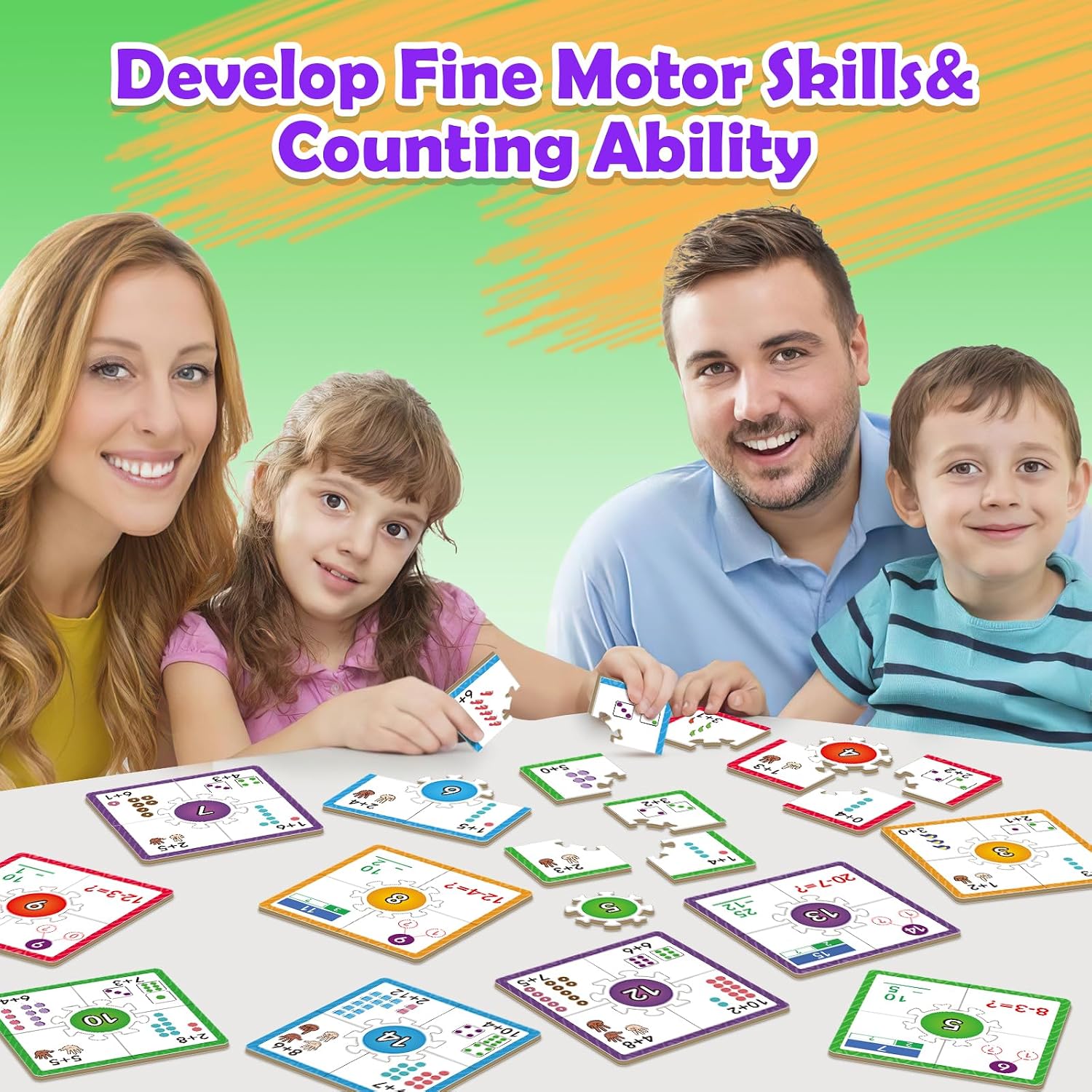 Edulok Math Games for Kids 5-7, Addition and Subtraction Educational Games, Kindergarten Learning Activities, Classroom Must Haves - Image 6