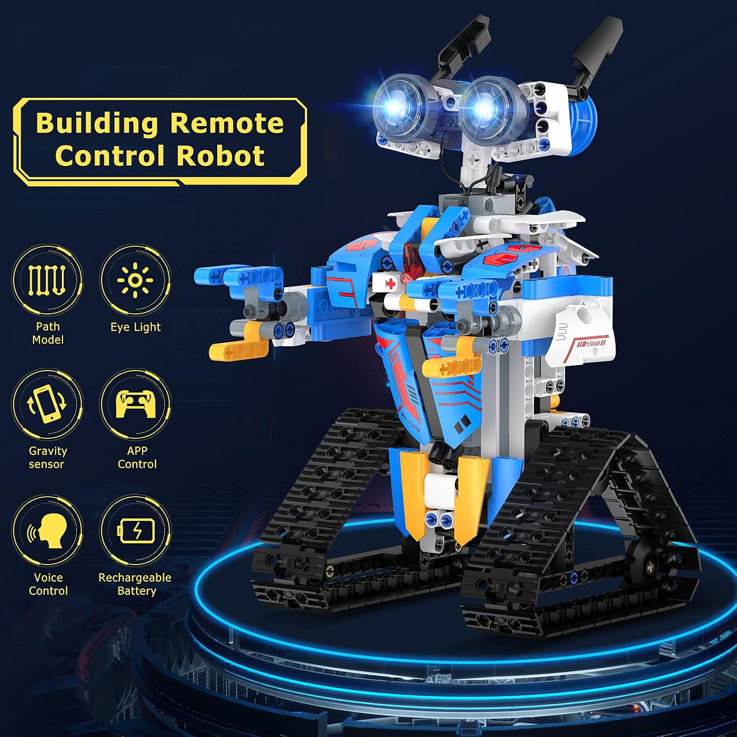 Robot Toys for 8-16 Year Old Boys Girls Kids with APP or Remote Control Science Programmable Building Block Kit, STEM Projects Educational Birthday Gifts - Image 3